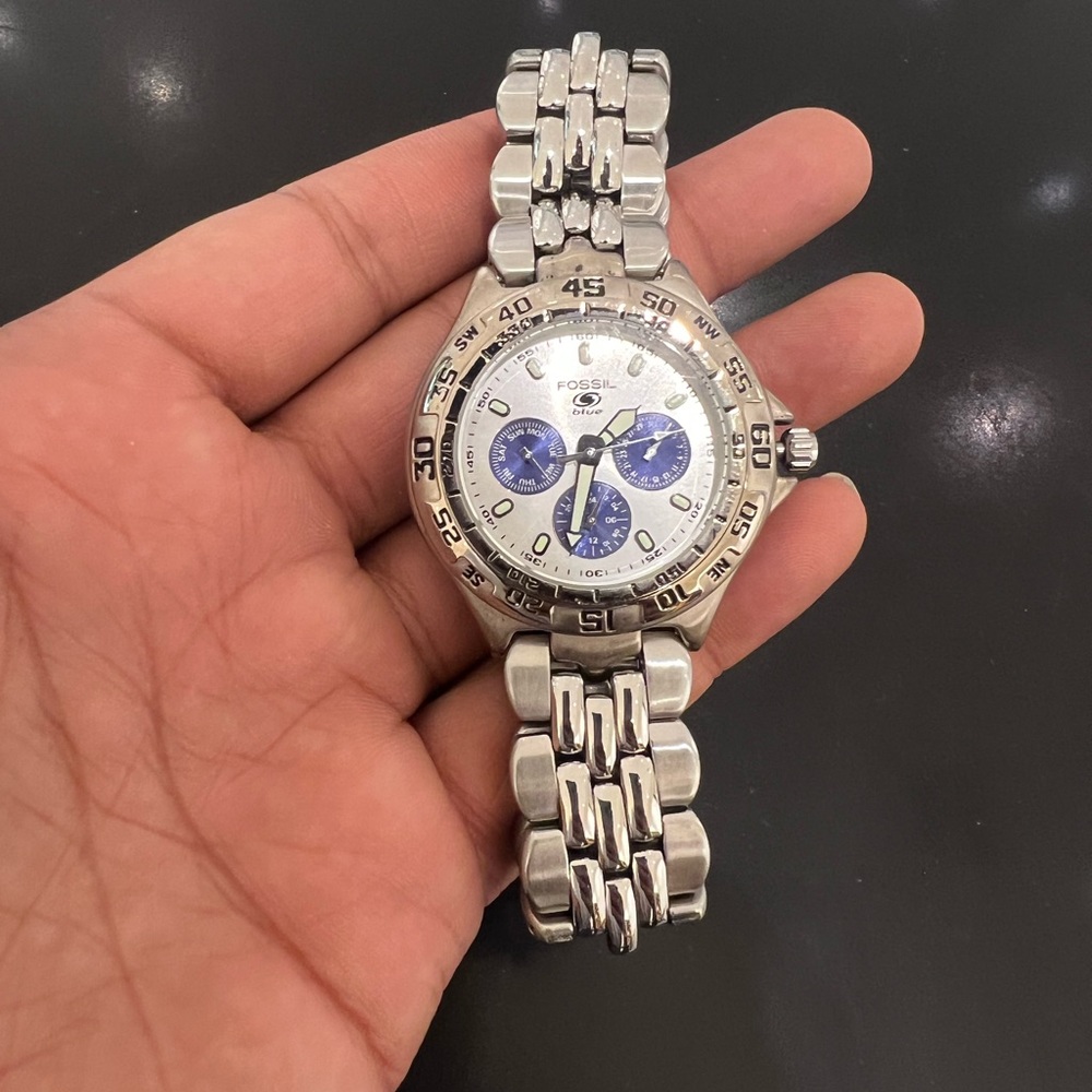 Fossil Blue Multifunctional Watch - image 2